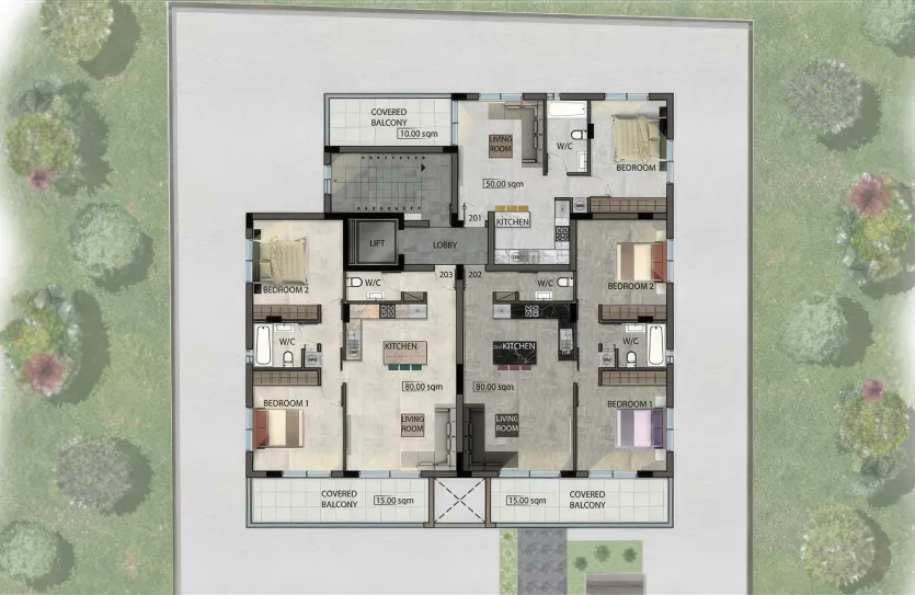 2 bedroom apartment - 13011, photo 13