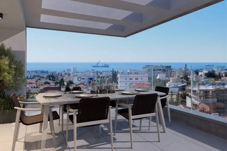 2 bedroom penthouse in Germasogeia, Limassol, new development