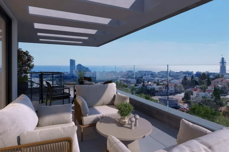 3 bedroom penthouse in Germasogeia, Limassol, new development
