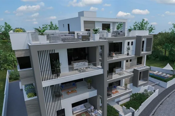 Penthouse in Panthea, Mesa Geitonia, Limassol - 15130, new development