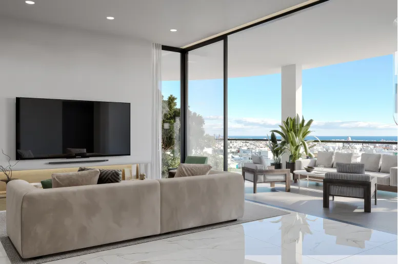 2 bedroom penthouse in Panthea, Mesa Geitonia, Limassol