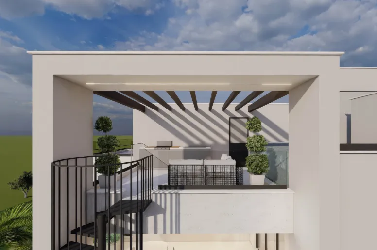 3 bedroom penthouse in Germasogeia, Limassol, new development