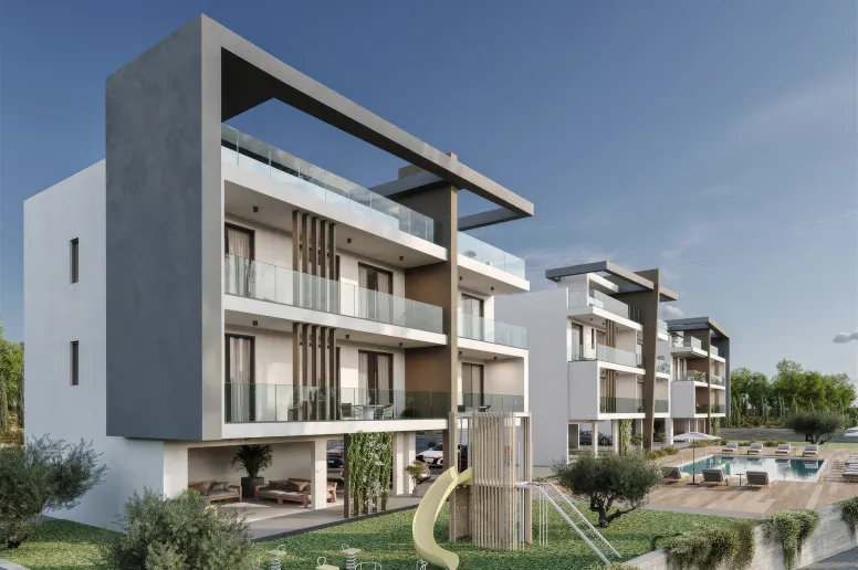1 bedroom apartment in Geroskipou, Paphos, new development