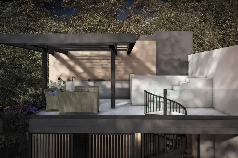 2 bedroom penthouse in Mesa Geitonia, Limassol