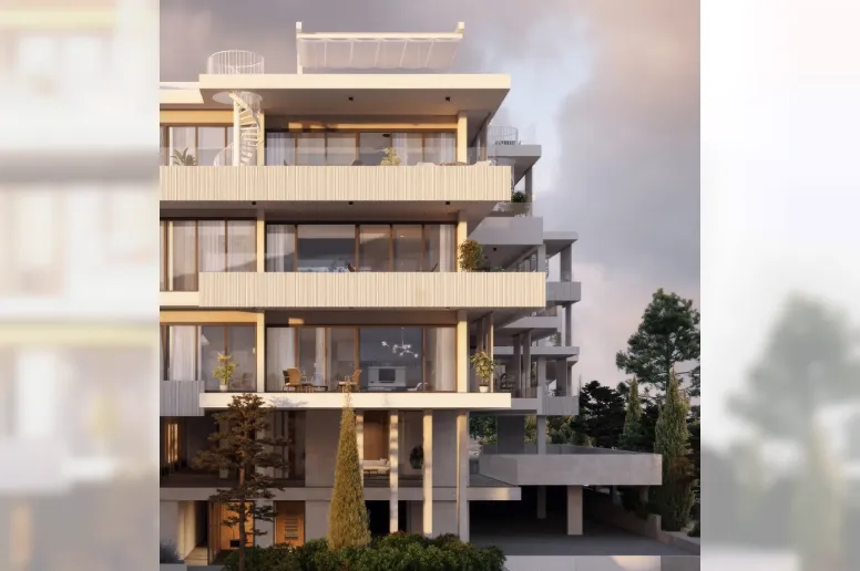 2 bedroom penthouse in Panthea, Mesa Geitonia, Limassol